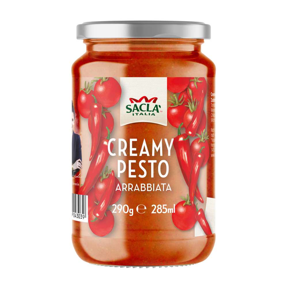 Produktabbildung Saclà Creamy Pesto, Arrabiata