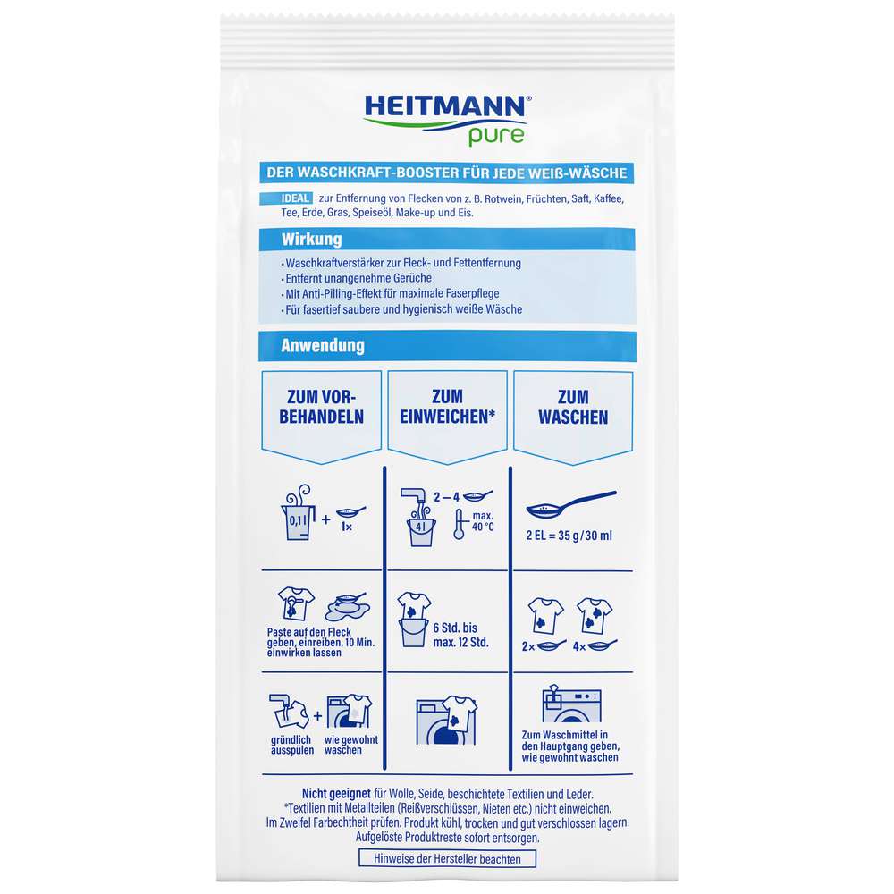 Produktabbildung Heitmann Fleckenentferner Pure Oxi Power Weiss