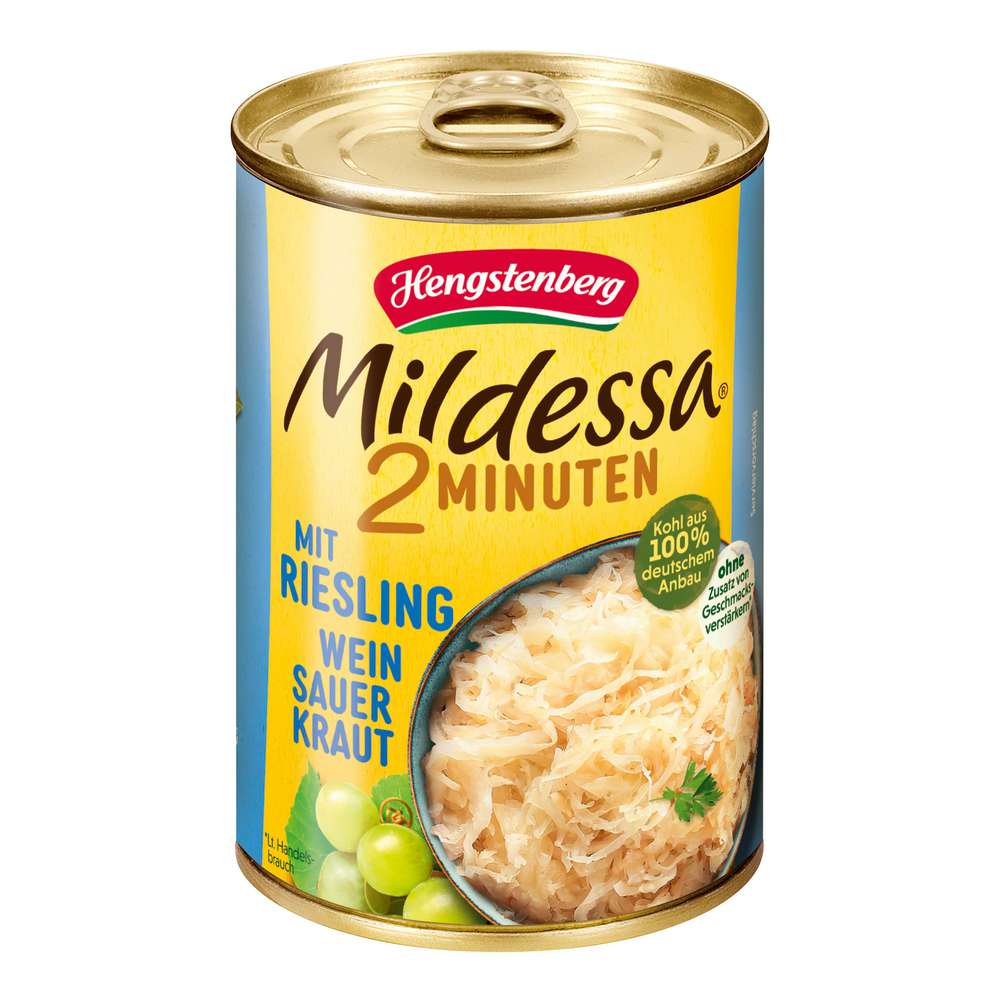 Produktabbildung Mildessa 3 Minuten Weinsauerkraut mit Riesling