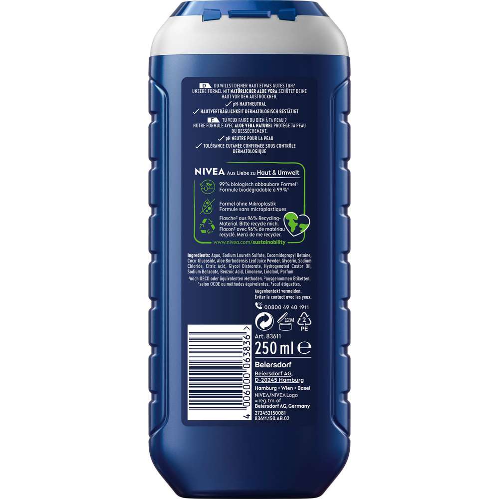 Produktabbildung Nivea Duschgel, Men Protect & Care 3in1