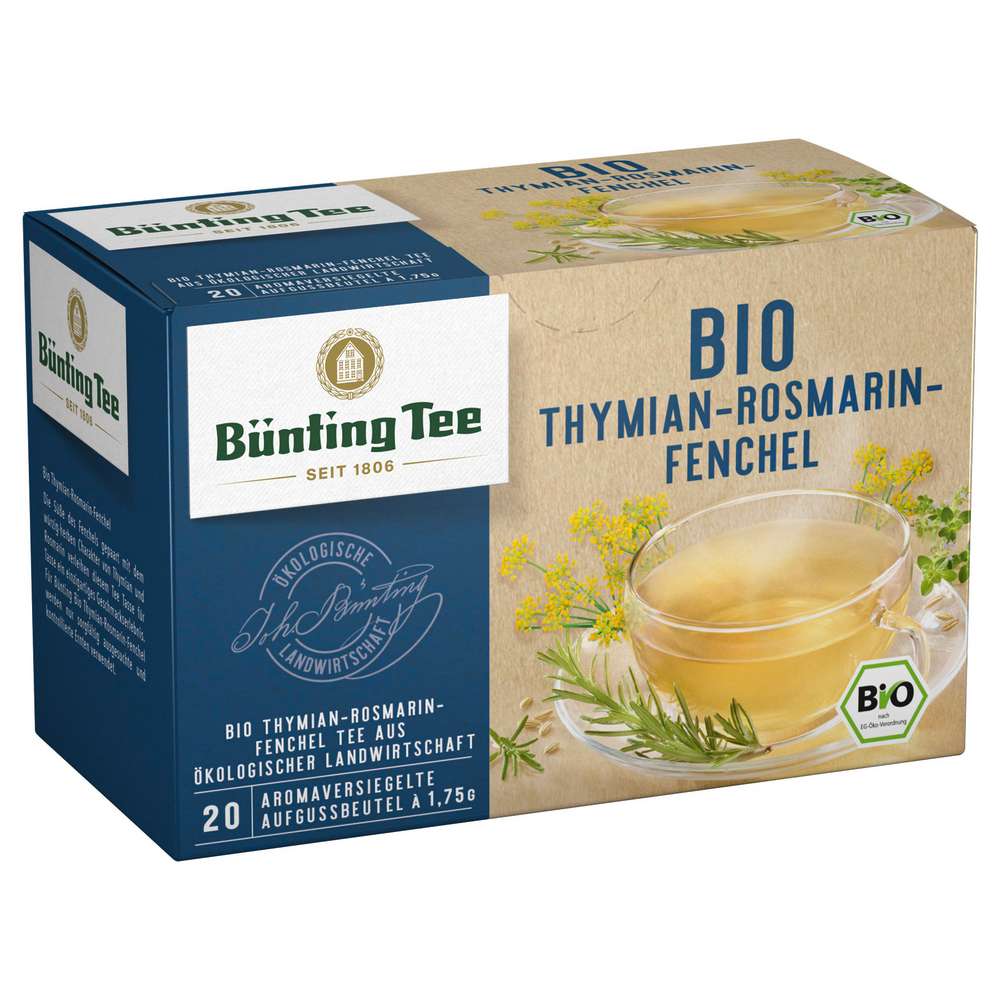 Produktabbildung Bünting Tee Bio Tee, Thymian/Rosmarin/Fenchel