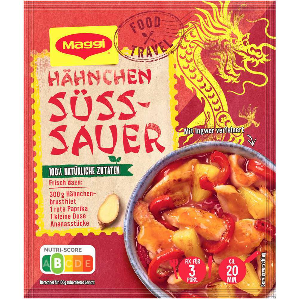 Produktabbildung Maggi Food Travel Fix, Hähnchen Süss-Sauer