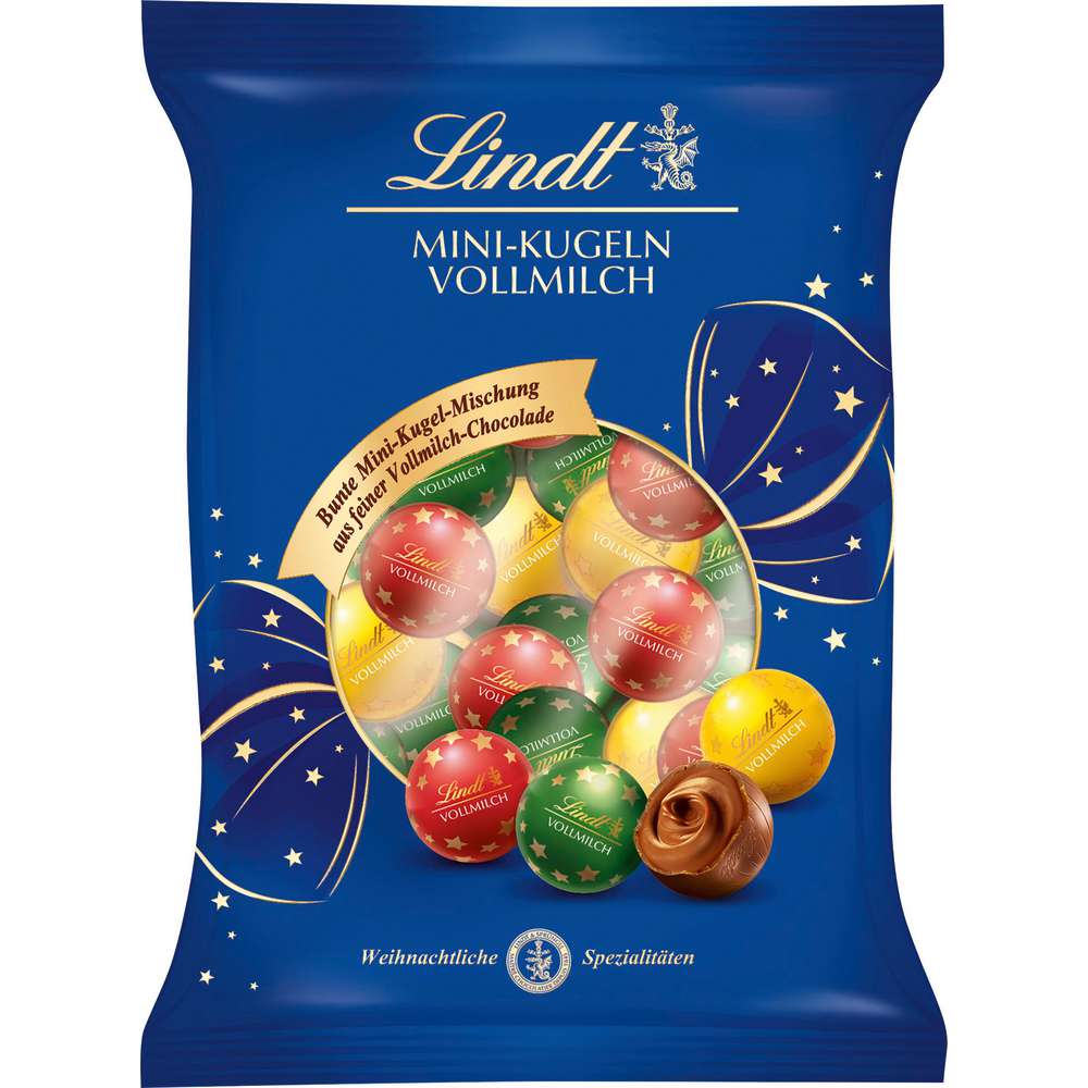Produktabbildung Lindt Mini Schokolade, Alpenmilch