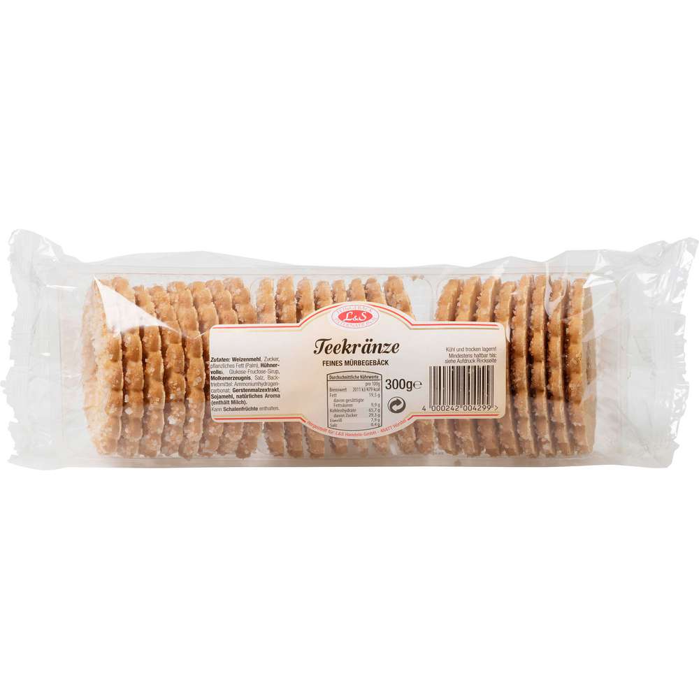 Produktabbildung L&S Erdnussplätzchen