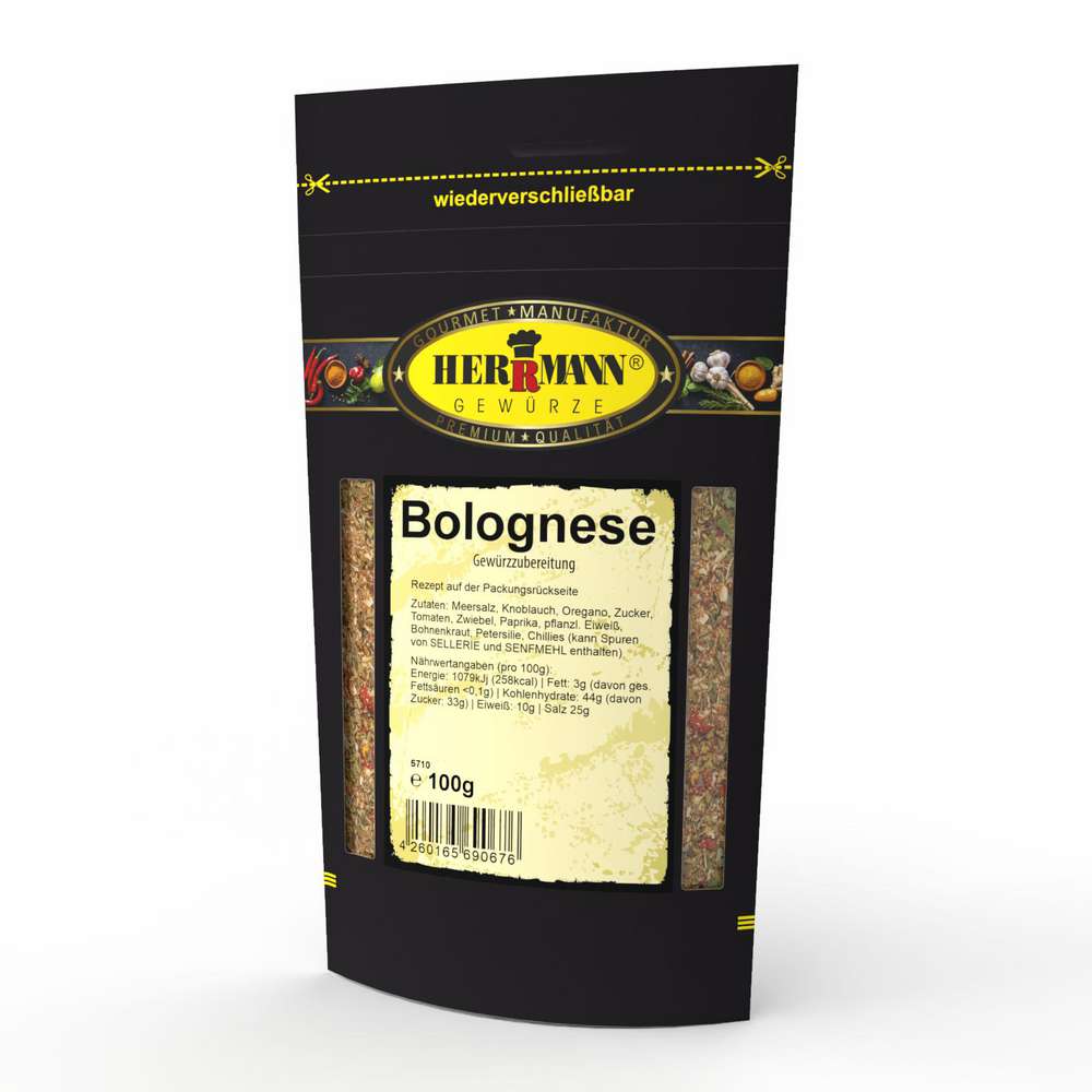 Produktabbildung Herrmann Gewürze Gewürzmischung Bolognese-Fix