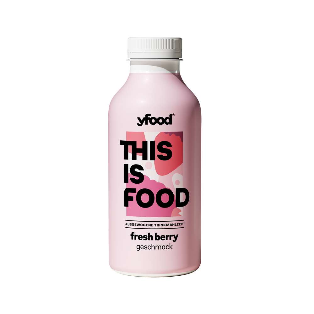 Produktabbildung YFood Trinkmahlzeit This is Food, Fresh Berry