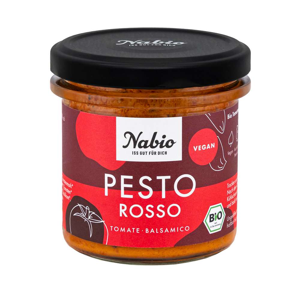 Produktabbildung Nabio Pesto Rosso vegan