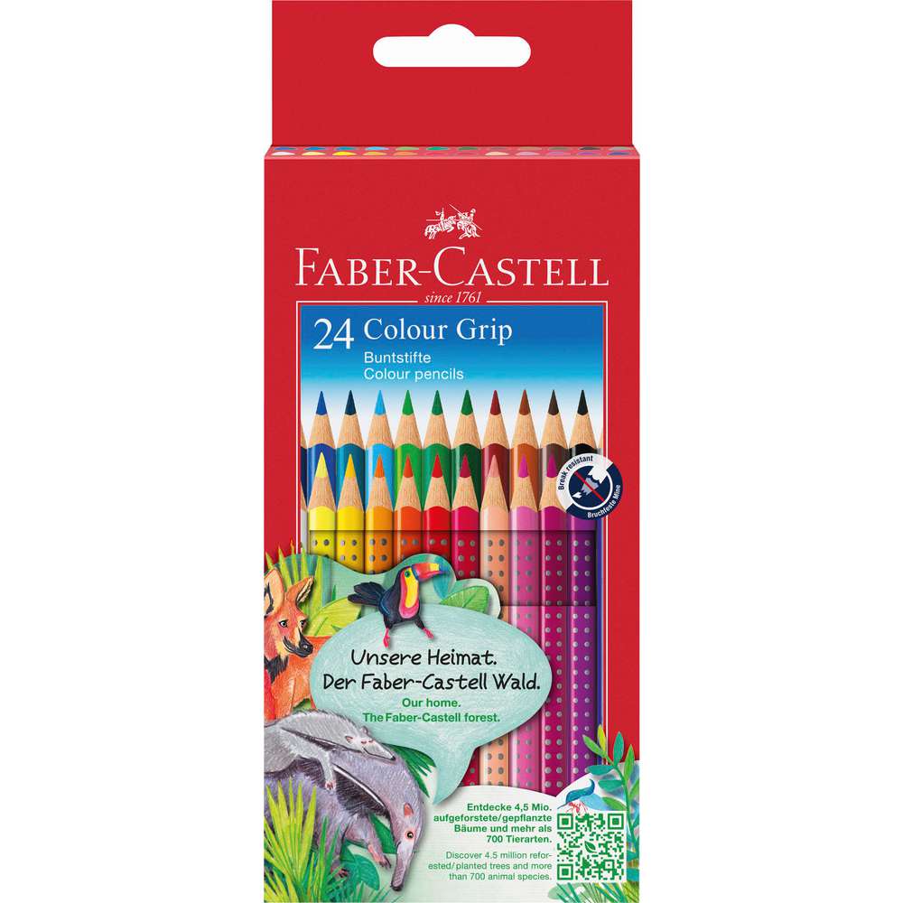 Produktabbildung Faber-Castell Buntstifte, Colour Grip, wasservermalbar