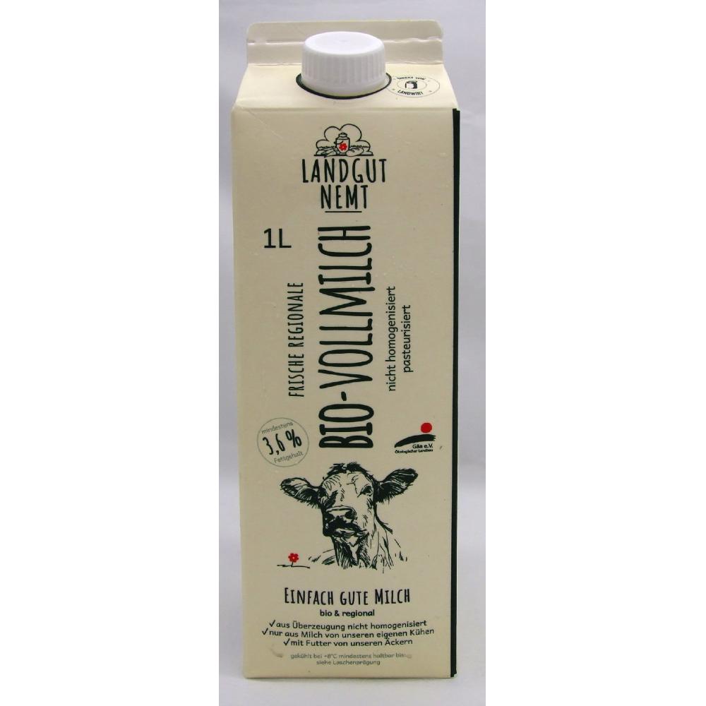 Produktabbildung keine Marke Landgut Nemt Bio Milch, 1 l