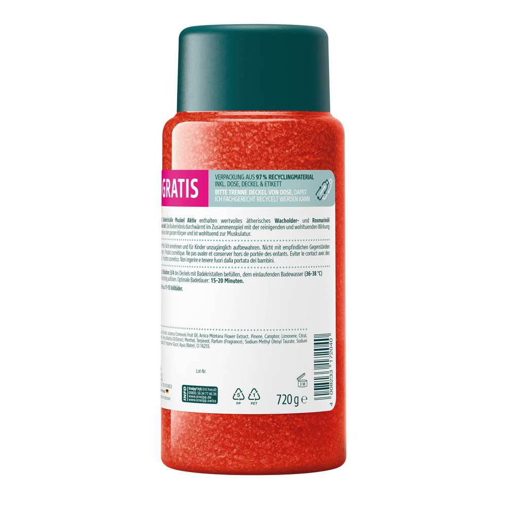 Produktabbildung Kneipp Badekristalle, Muskel Aktiv