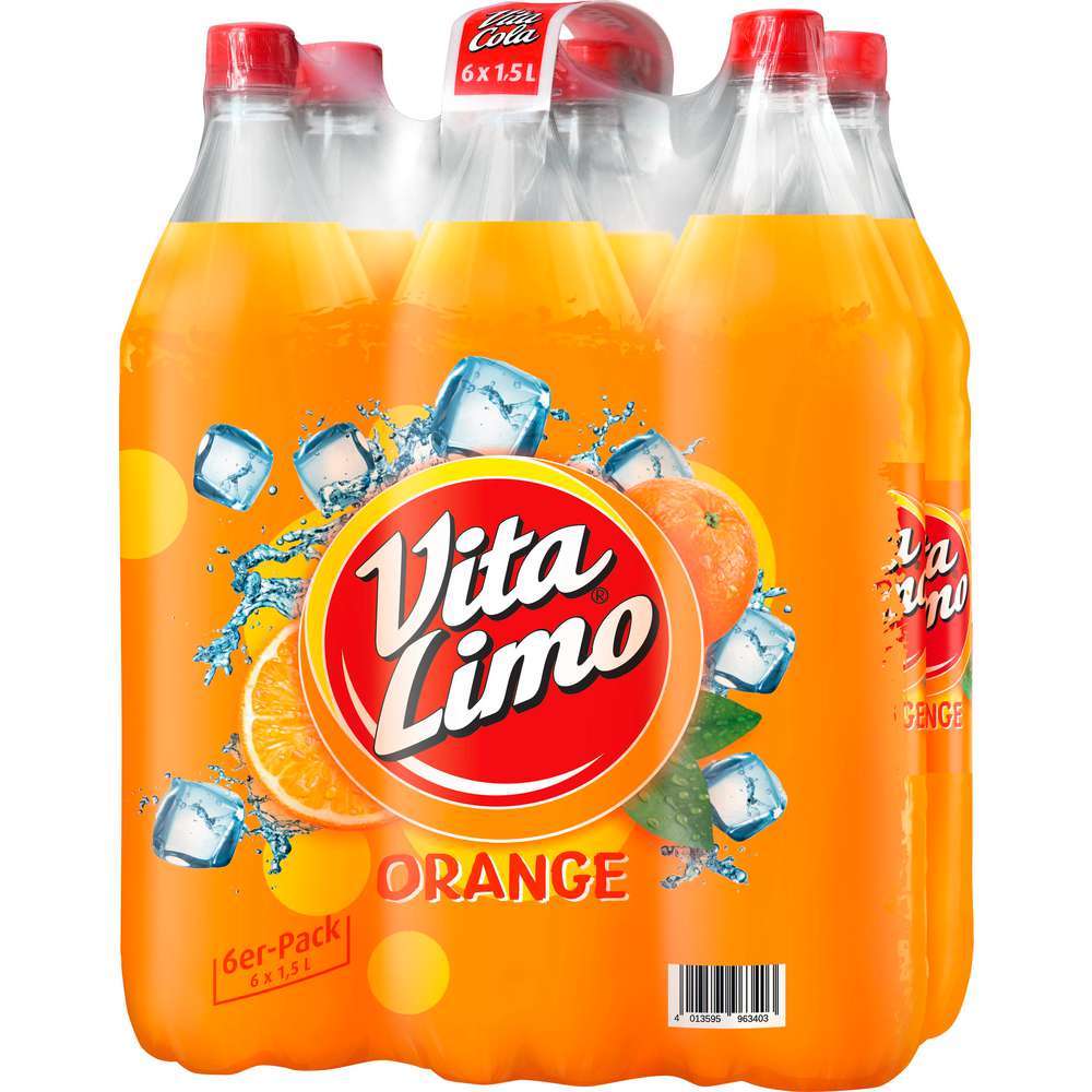 Produktabbildung Vita Orangen Limonade (6x 1,500 Liter)