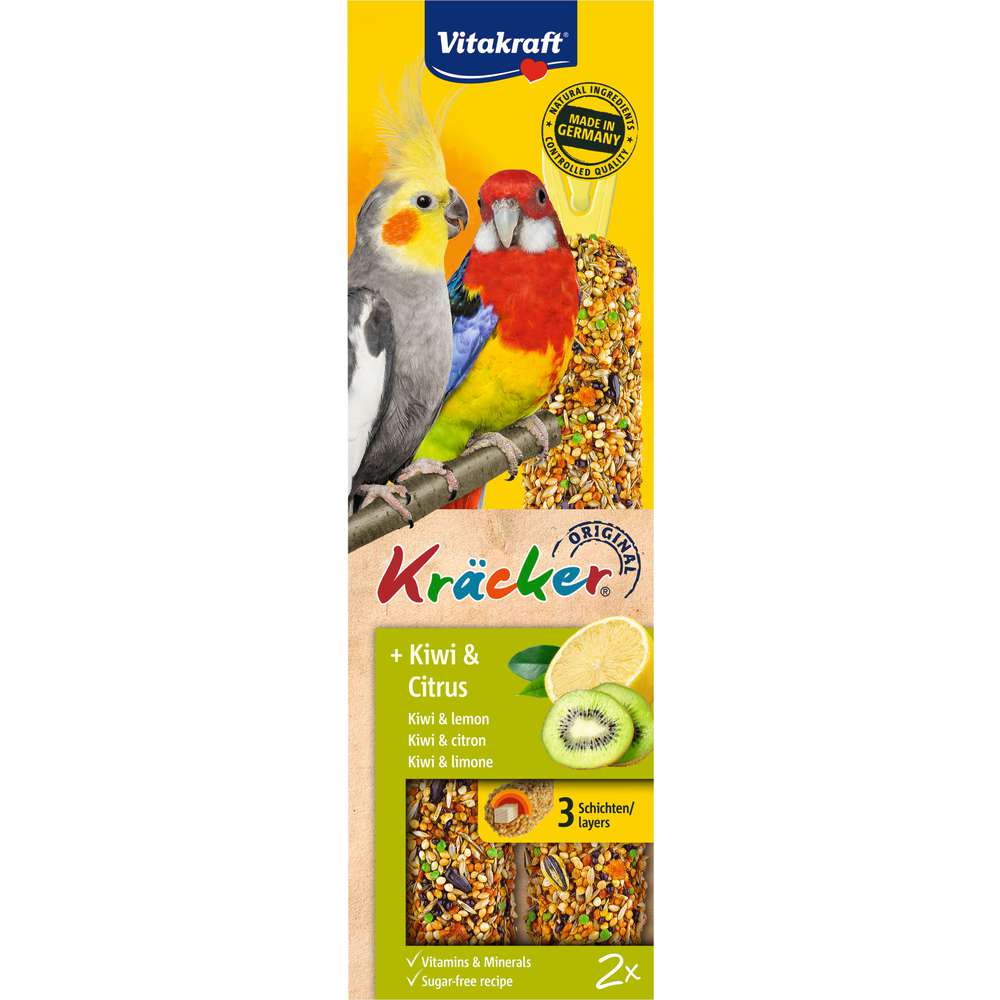 Produktabbildung Vitakraft Vogelfutter Kräcker, Kiwi/Citrus