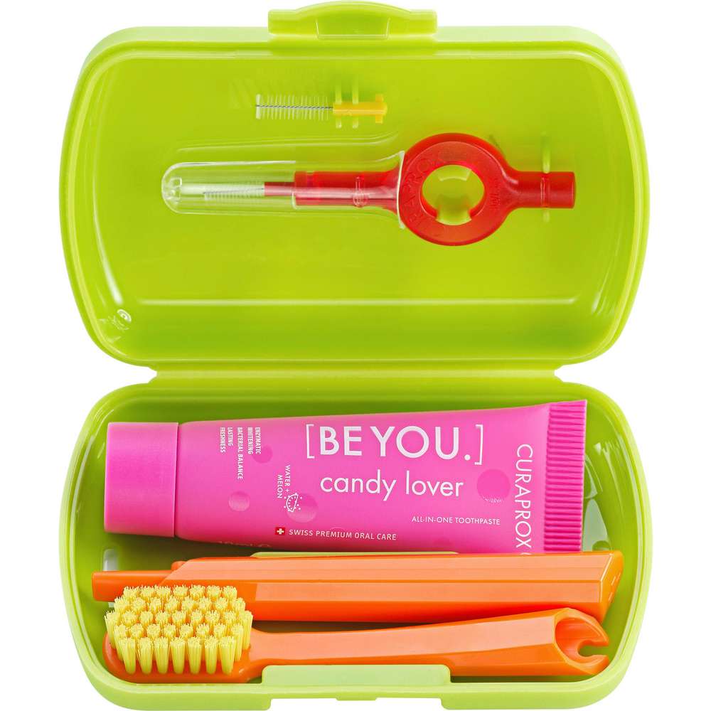 Produktabbildung Curaprox Travel-Set grün