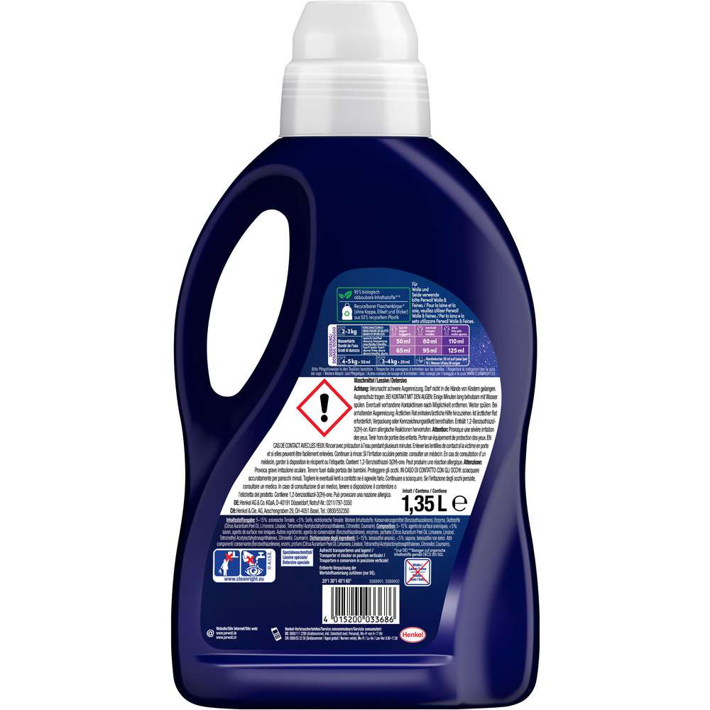 Produktabbildung Perwoll Color-Waschmittel, flüssig, Renew Black Blütenmeer