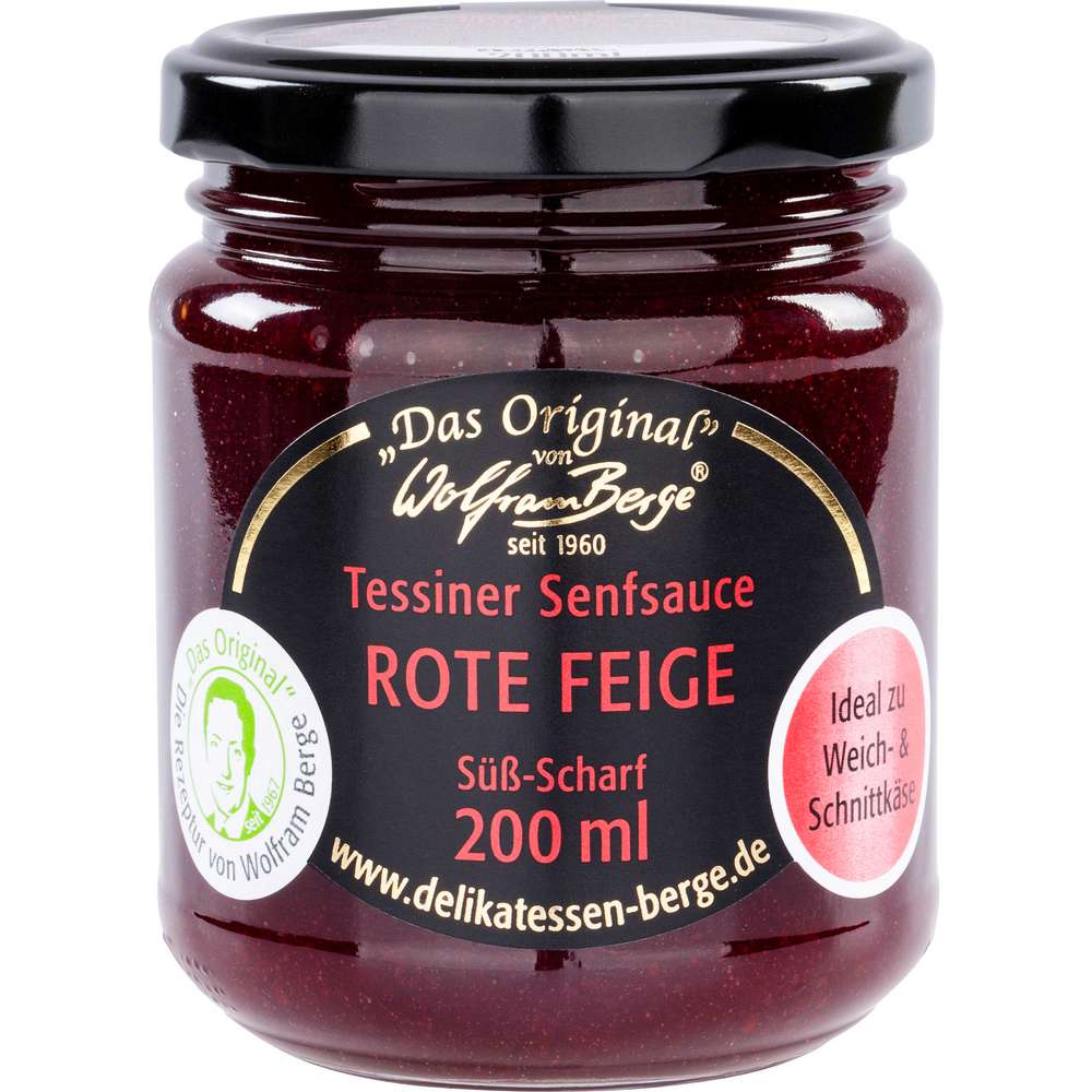 Produktabbildung Wolfram Berge Tessiner Senfsauce, Rote Feige