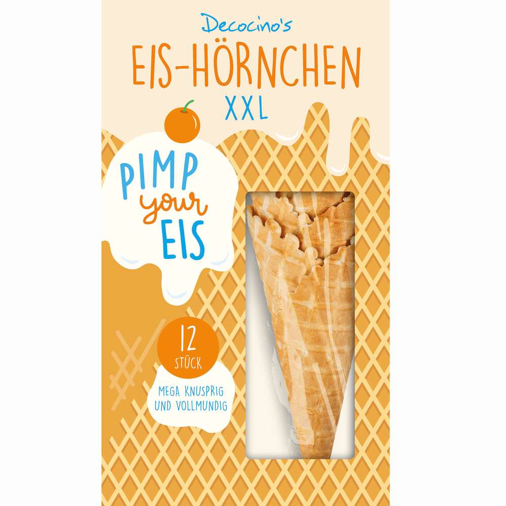 Produktabbildung Decocino Eis-Hörnchen XXL