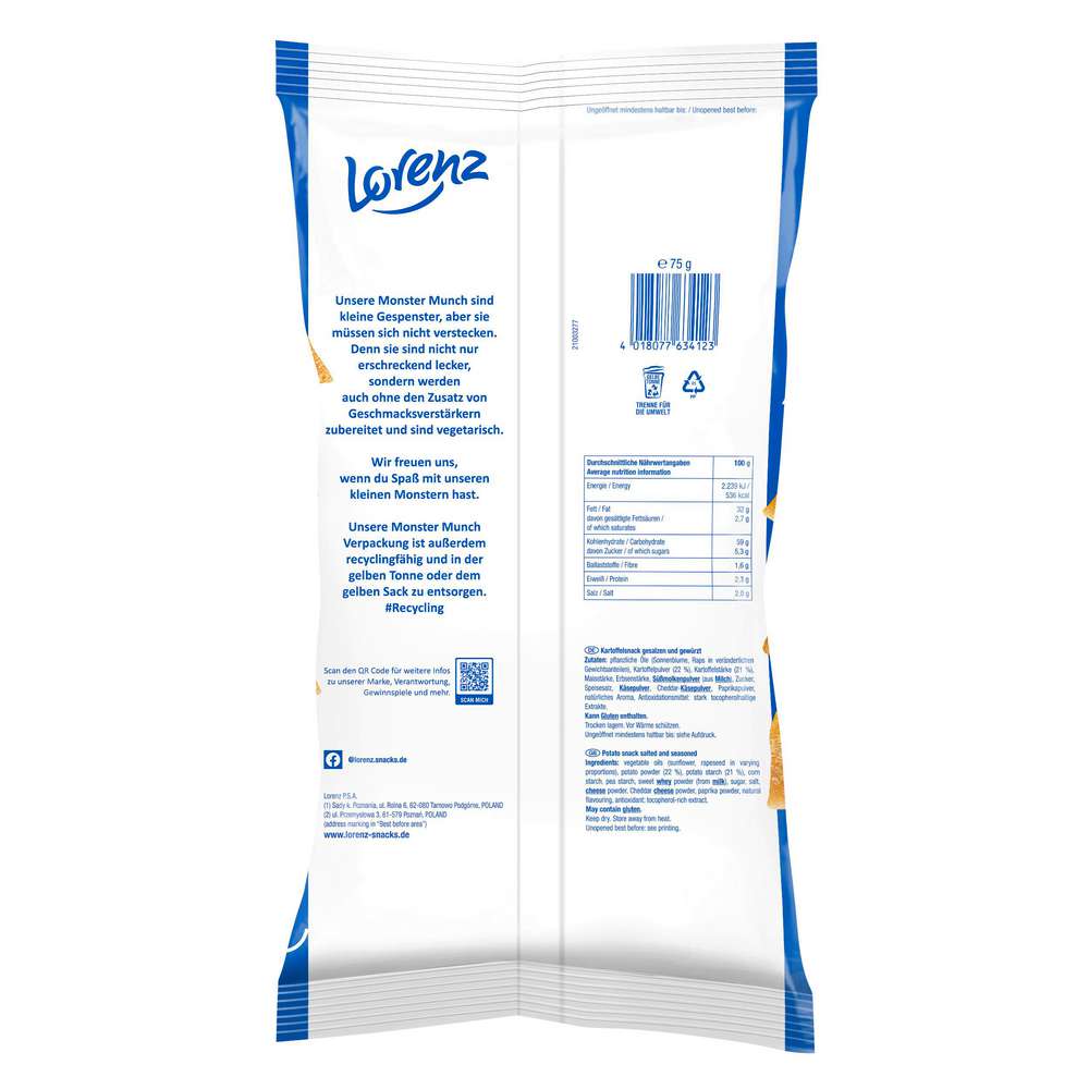 Produktabbildung Lorenz Chips Monster Munch, Original