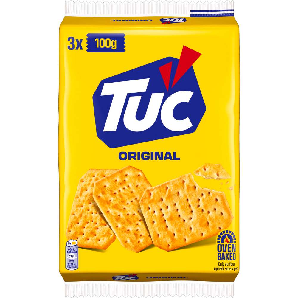 Produktabbildung TUC Cracker, Classic (3x 0,100 Kilogramm)