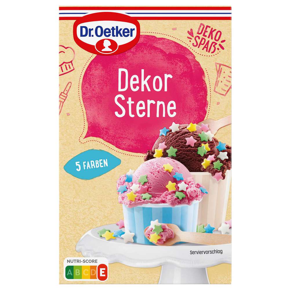 Produktabbildung Dr. Oetker Kuchen Deko Sterne