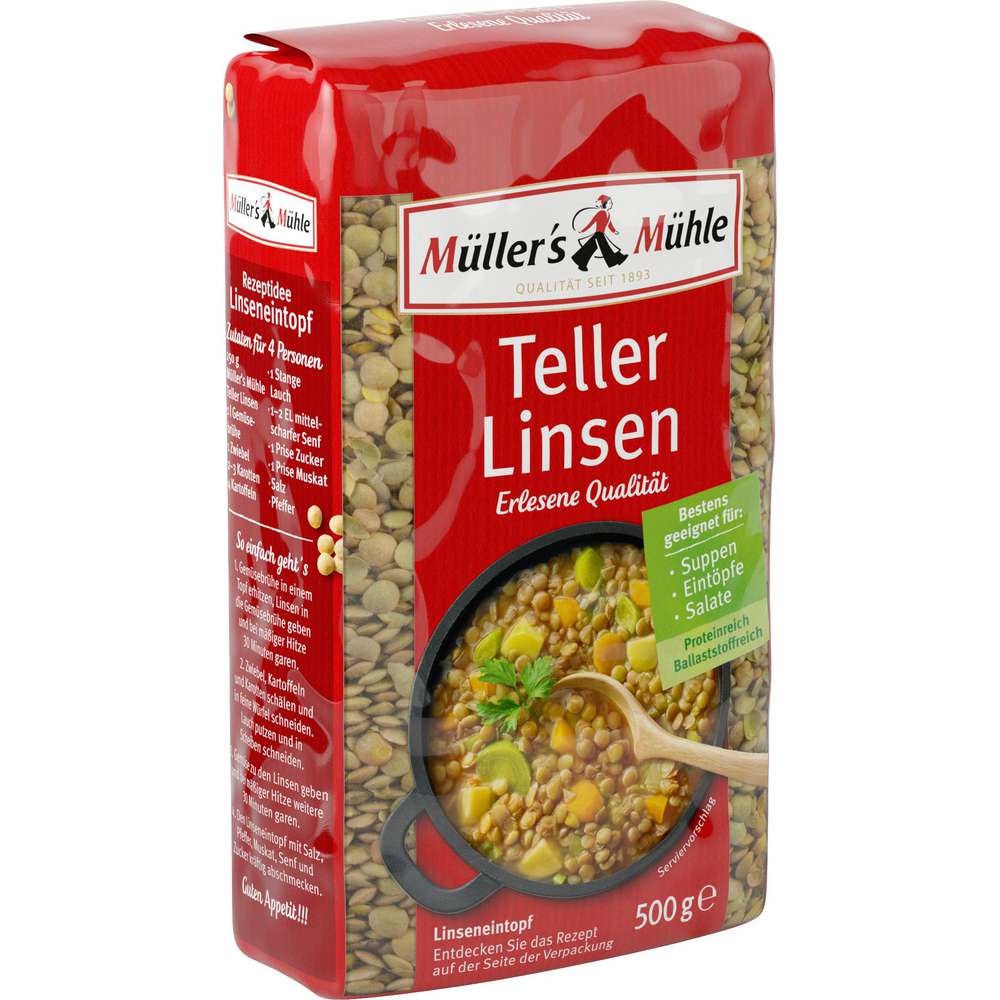 Produktabbildung Müller's Mühle Tellerlinsen