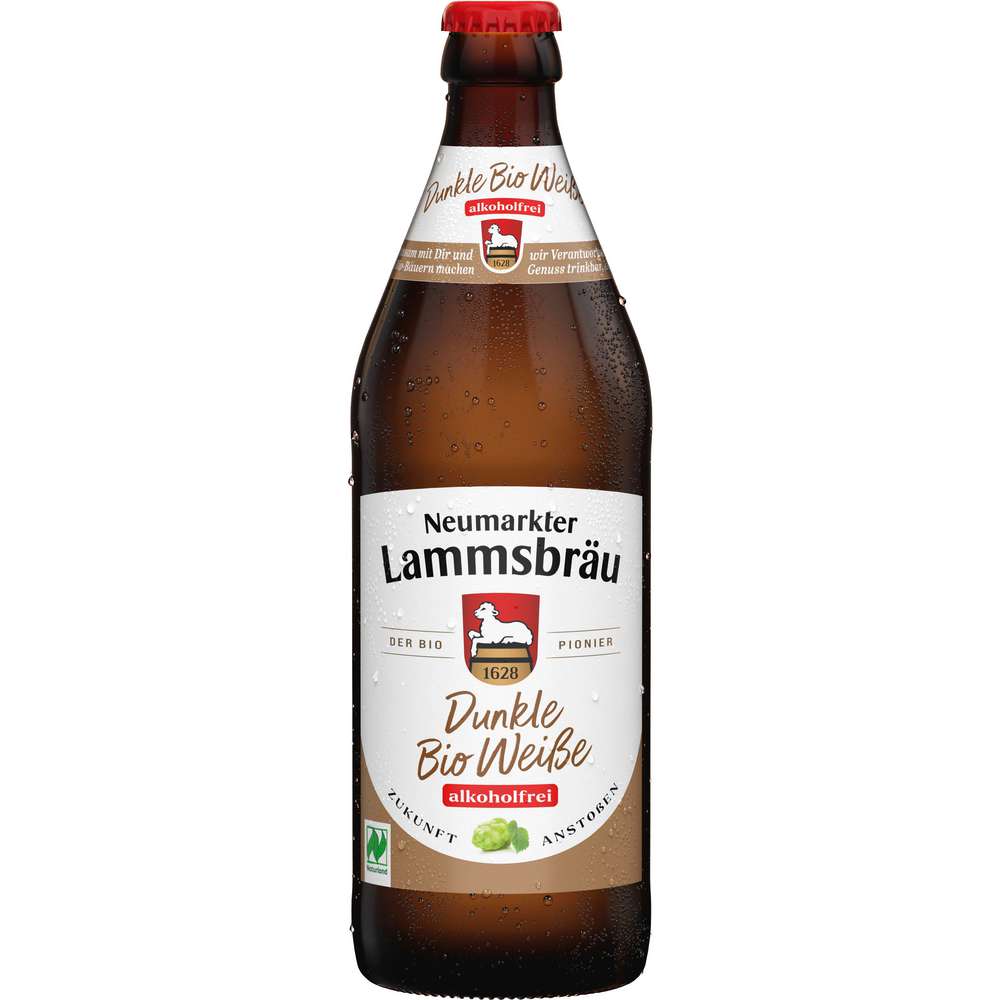 Produktabbildung Neumarkter Lammsbräu Dunkles Weißes Bier, alkoholfrei