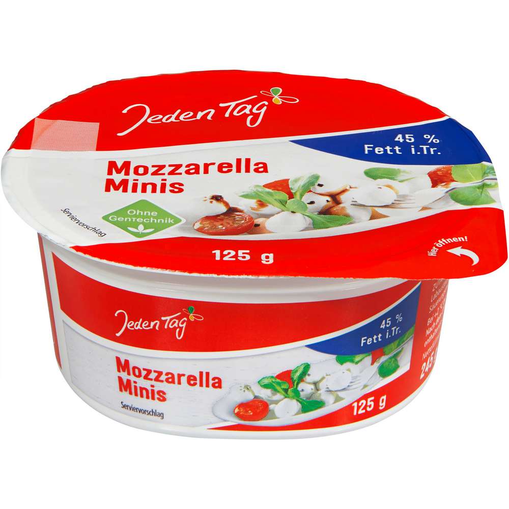 Produktabbildung Jeden Tag Mozzarella, Minis