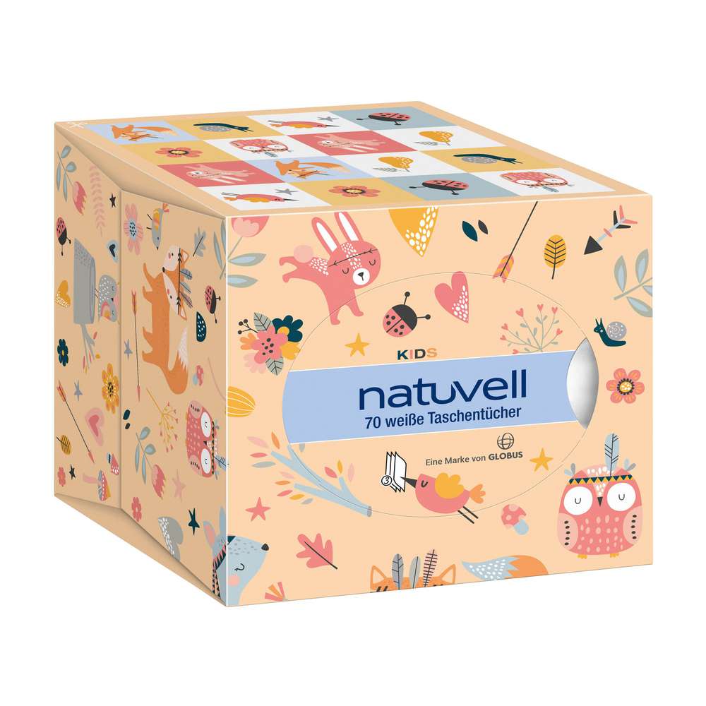 Produktabbildung natuvell Kosmetiktücher Box 3-lagig