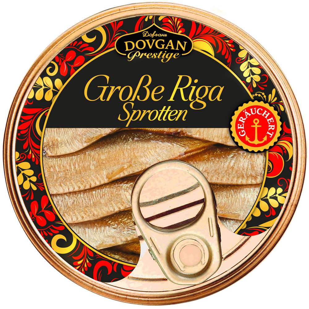 Produktabbildung Dovgan Große Riga Sprotten