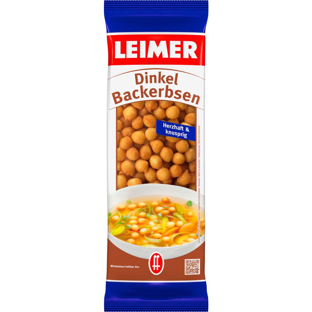 Produktabbildung Leimer Backerbsen, Dinkel