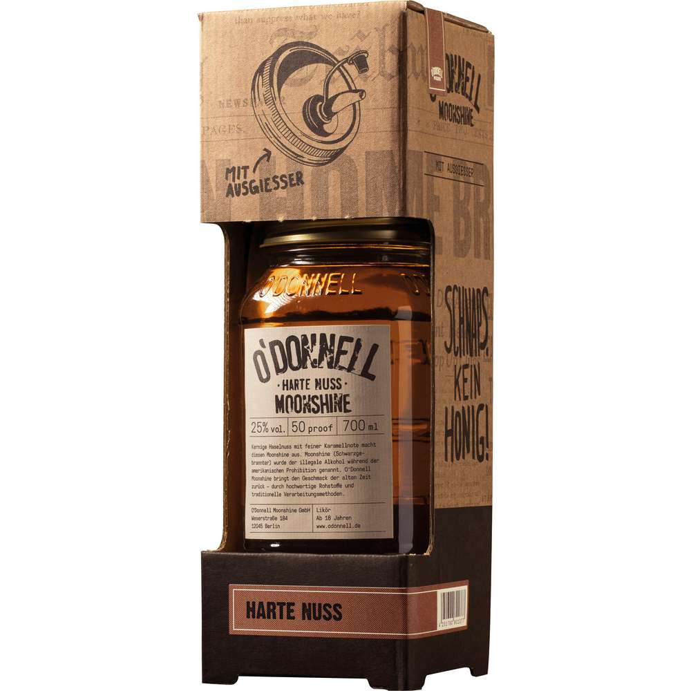 Produktabbildung O'Donnell Moonshine Harte Nuss Likör 25%