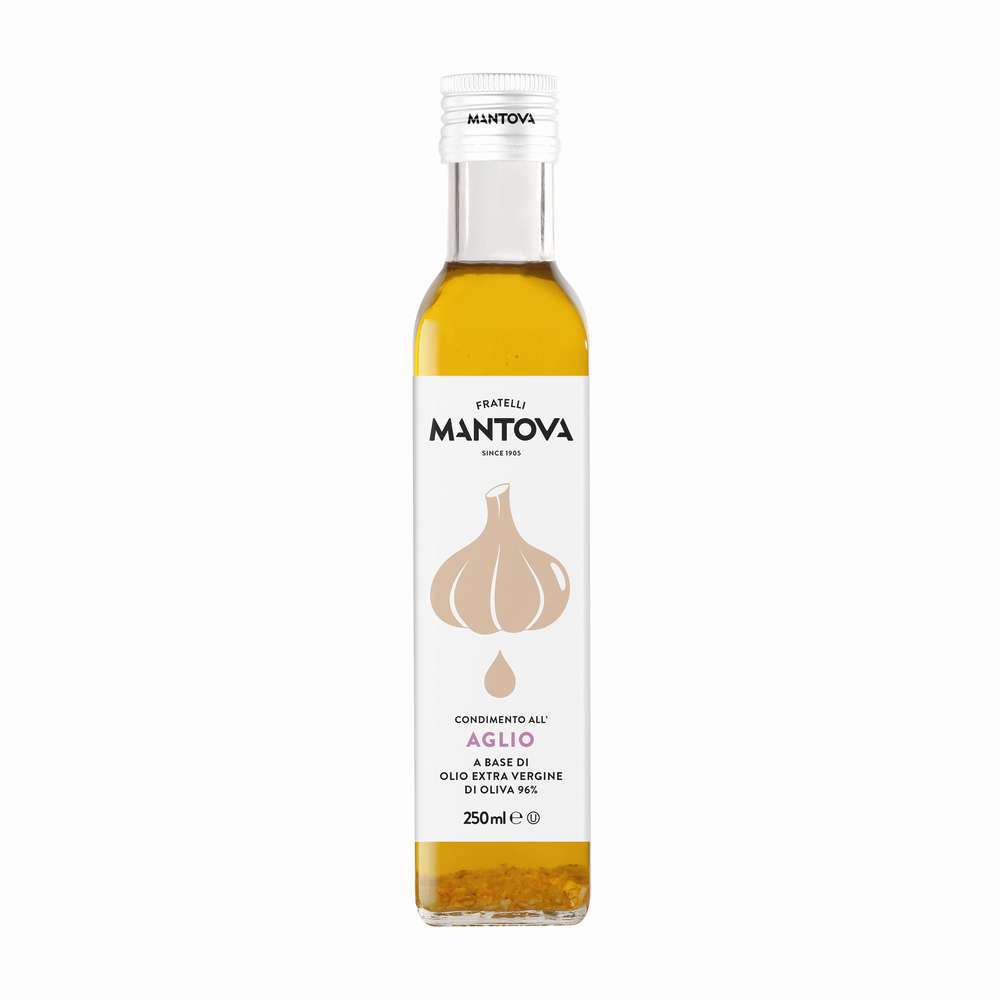Produktabbildung Mantova Olivenöl Knoblauch