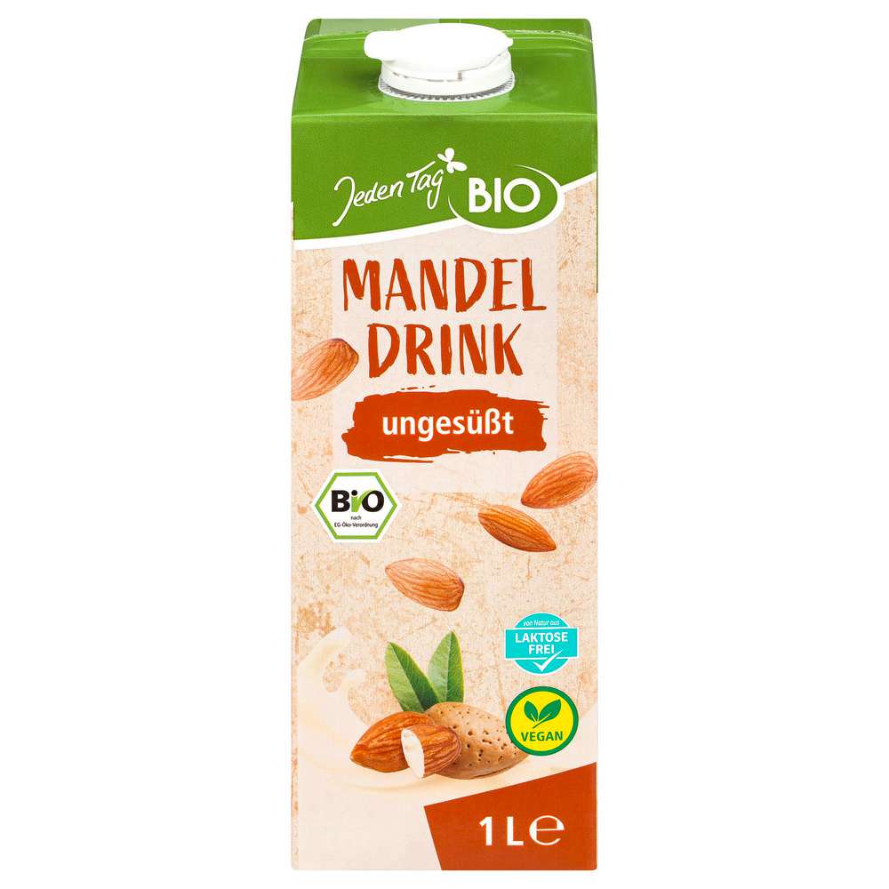 Produktabbildung Jeden Tag Bio Mandel Drink, ungesüßt 