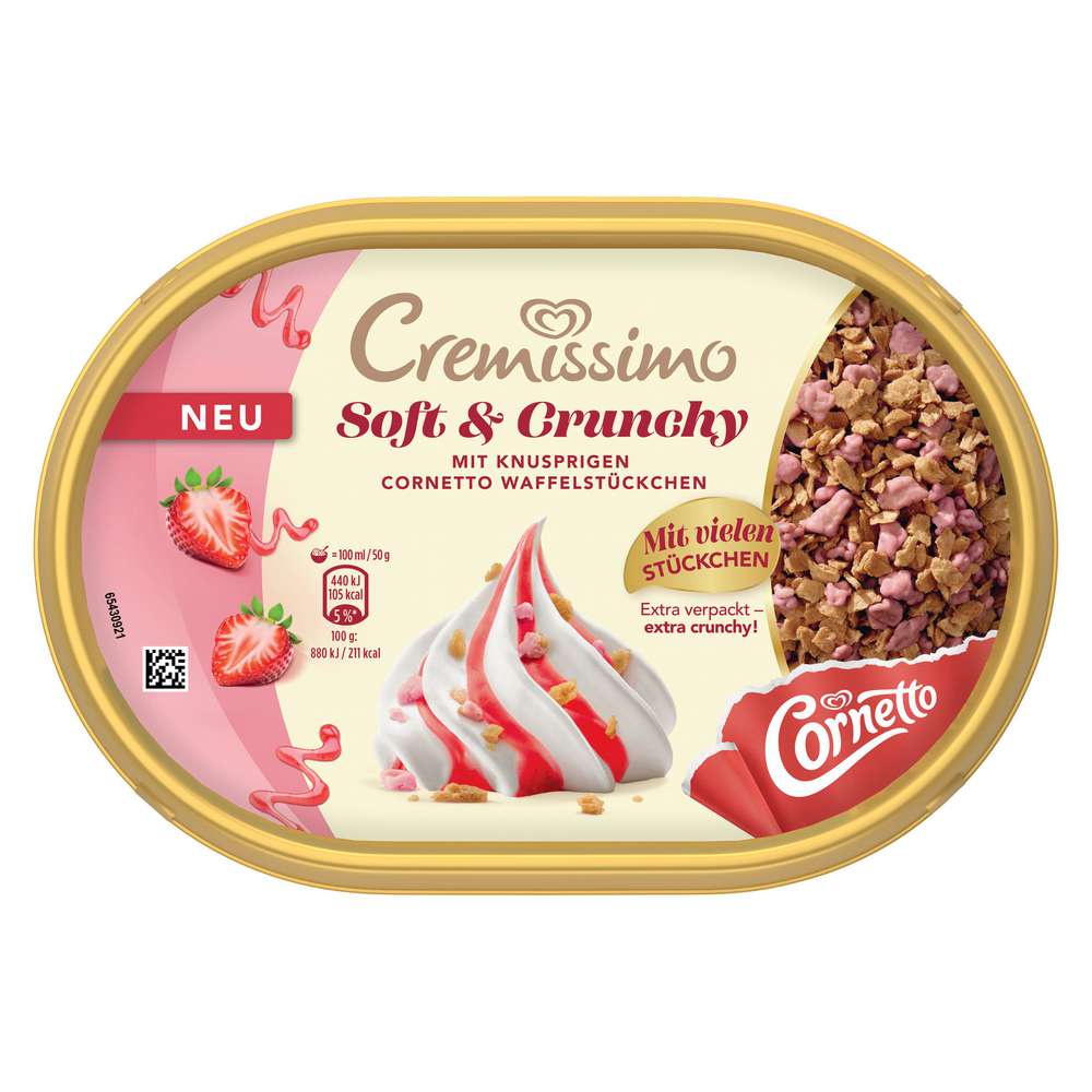 Produktabbildung Langnese Cremissimo Eis, Soft Strawberry
