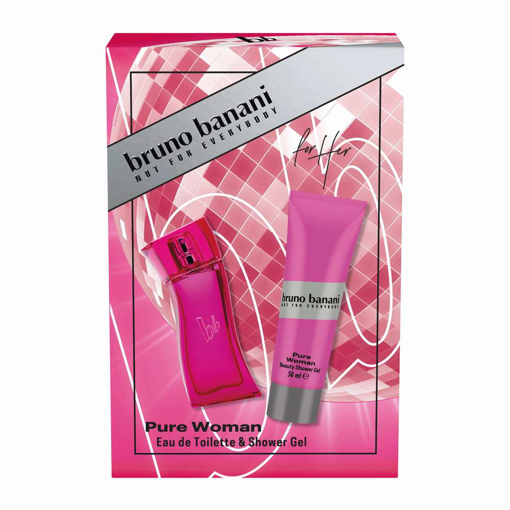 Produktabbildung Bruno Banani Geschenkset Pure Woman, EDT + Shower Gel