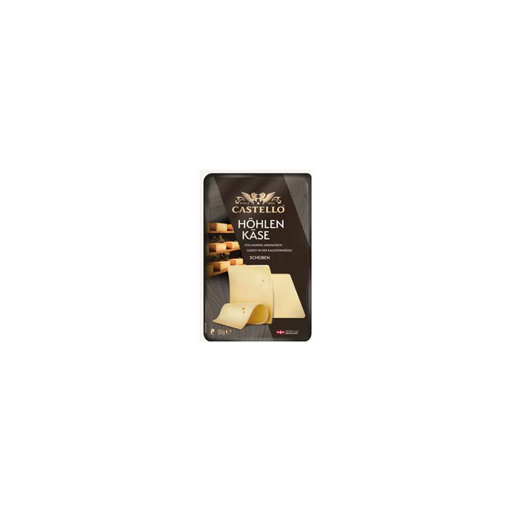 Produktabbildung Castello Höhlenkäse in Scheiben, Classic