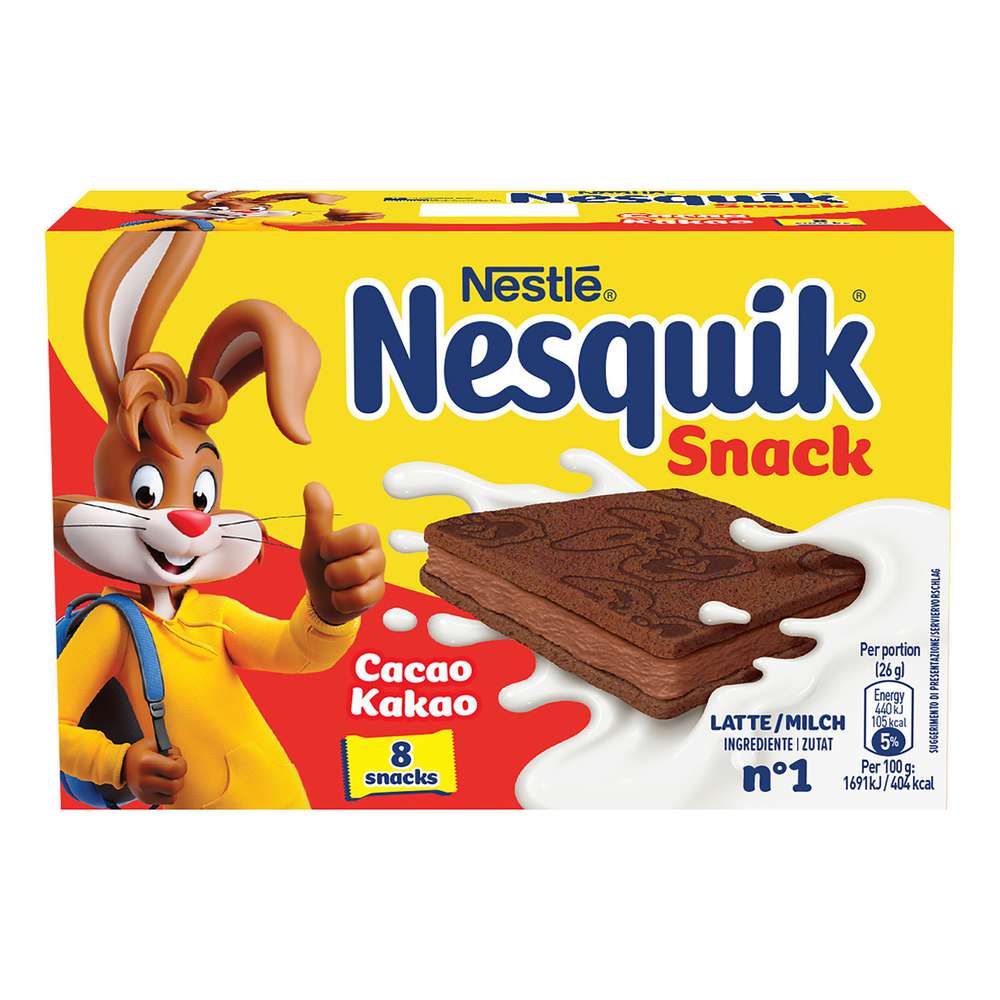 Produktabbildung Nestle Nesquik Snack, Kakao 8 x 26g