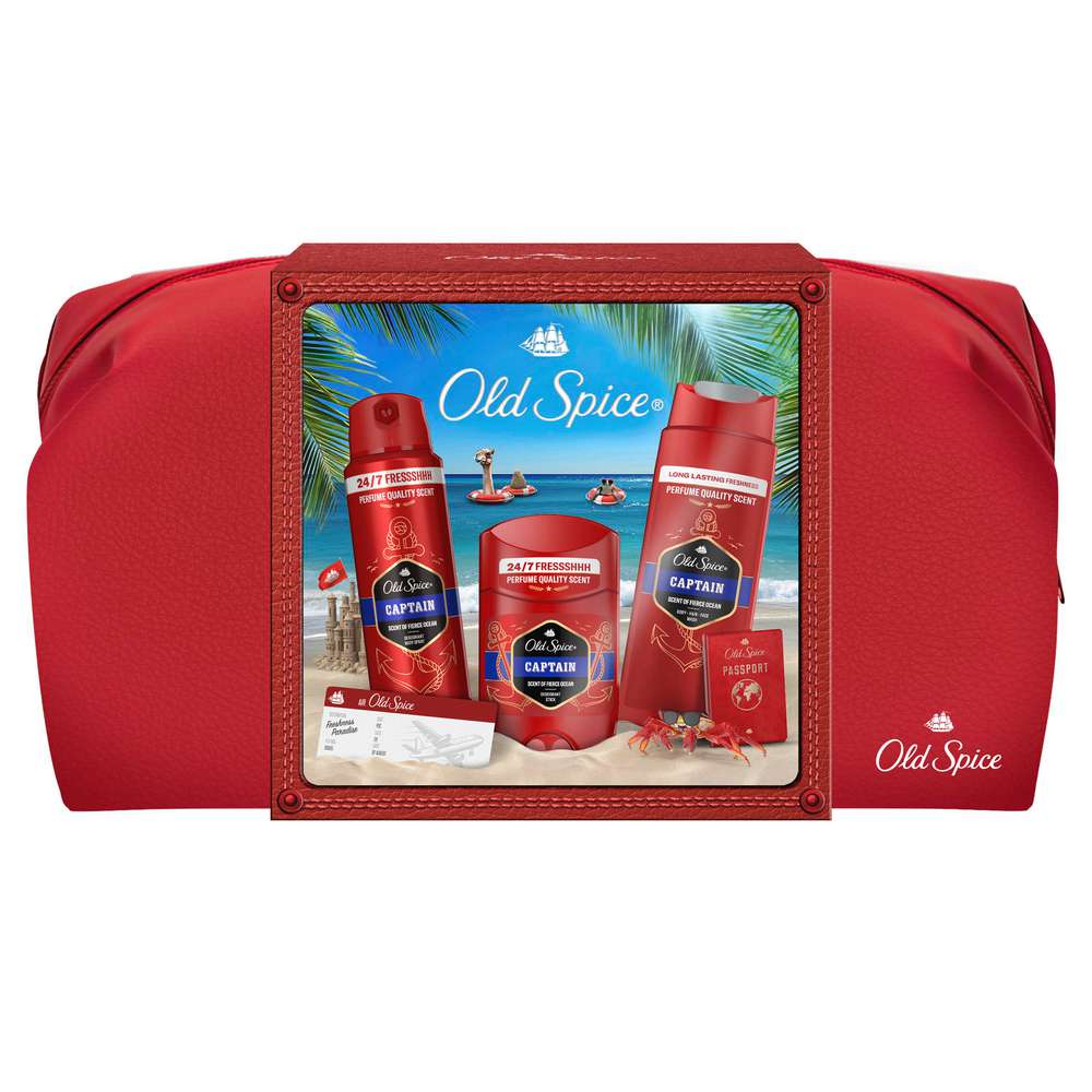 Produktabbildung Old Spice Geschenk-Set Kulturtasche Captain
