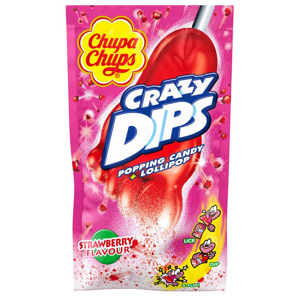 Produktabbildung Chupa Chups Crazy Dips, Erdbeere