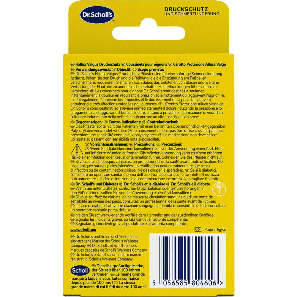 Produktabbildung Dr.Scholl's Hallux Valgus Druckschutz