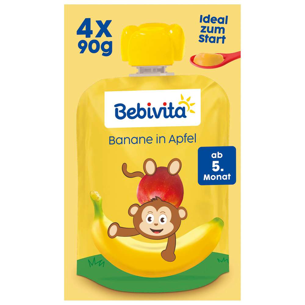 Produktabbildung Bebivita Quetschie Banane in Apfel