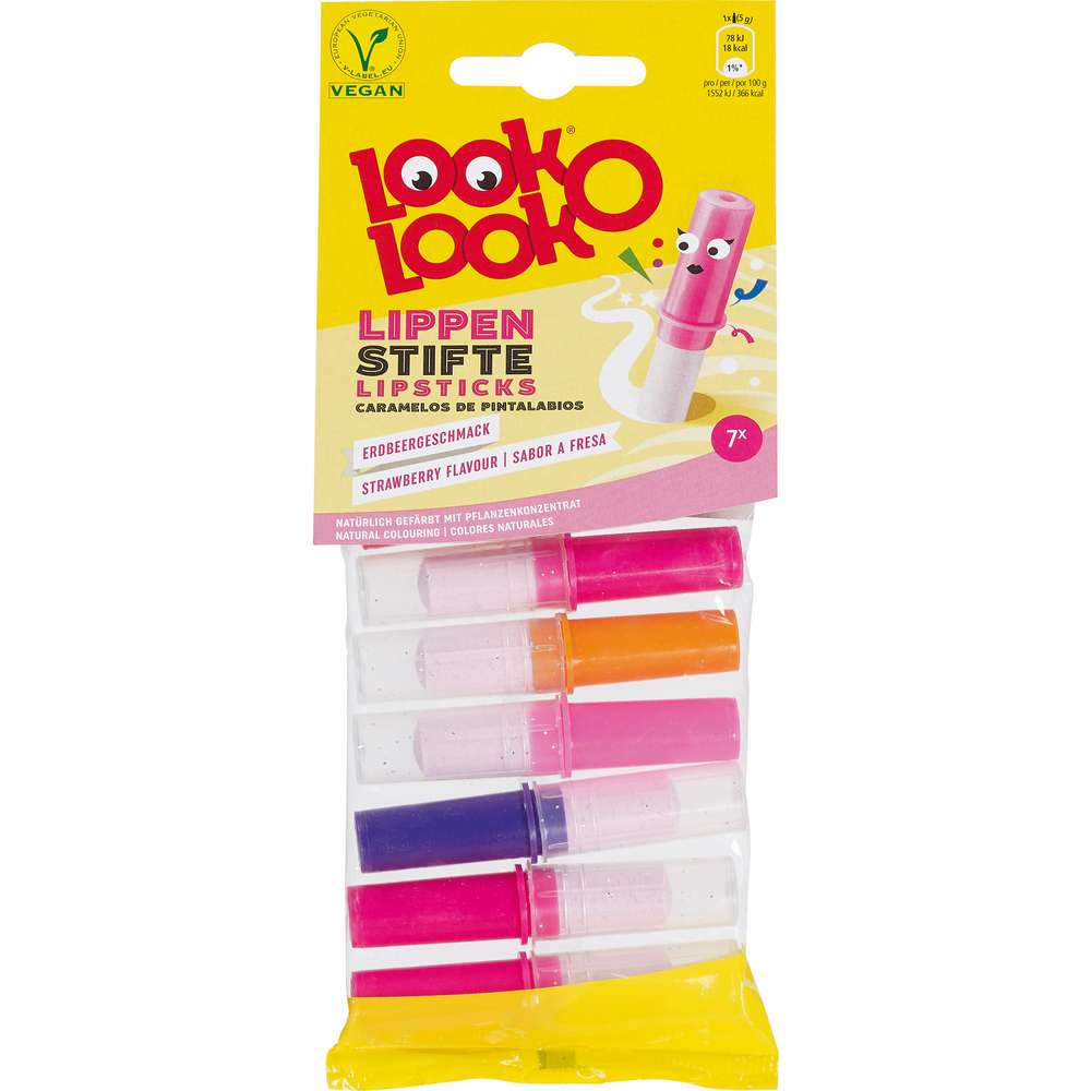 Produktabbildung Look-O-Look Süße Lippenstifte, Essbare Lippenstifte