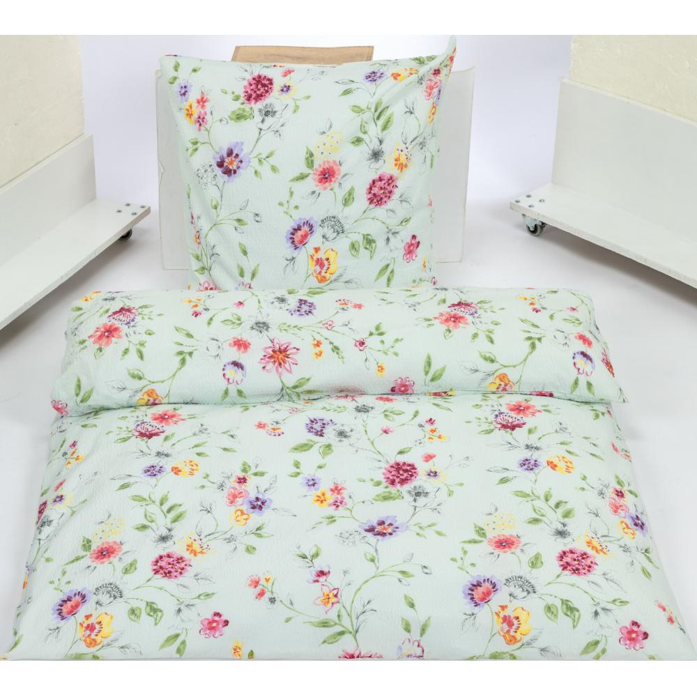 Produktabbildung keine Marke Seersucker-Bettwäsche, je Garnitur