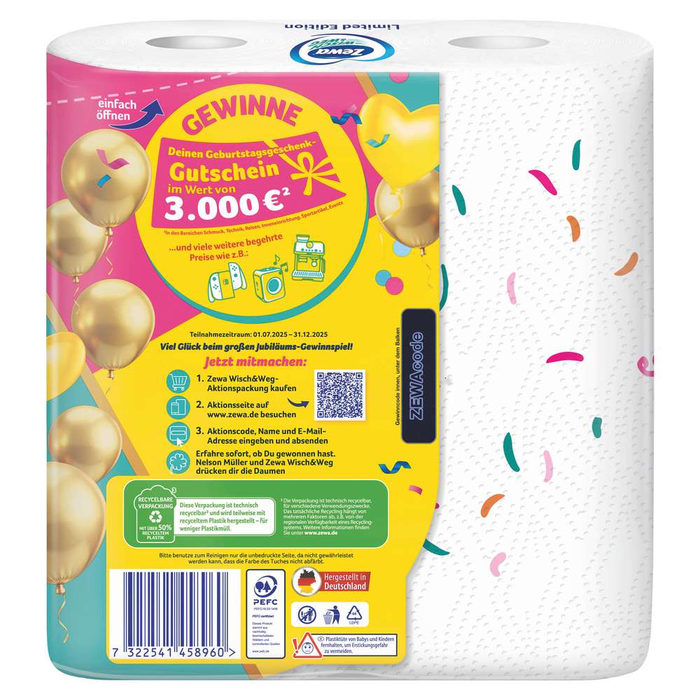 Produktabbildung Zewa Küchentücher, Limited Edition