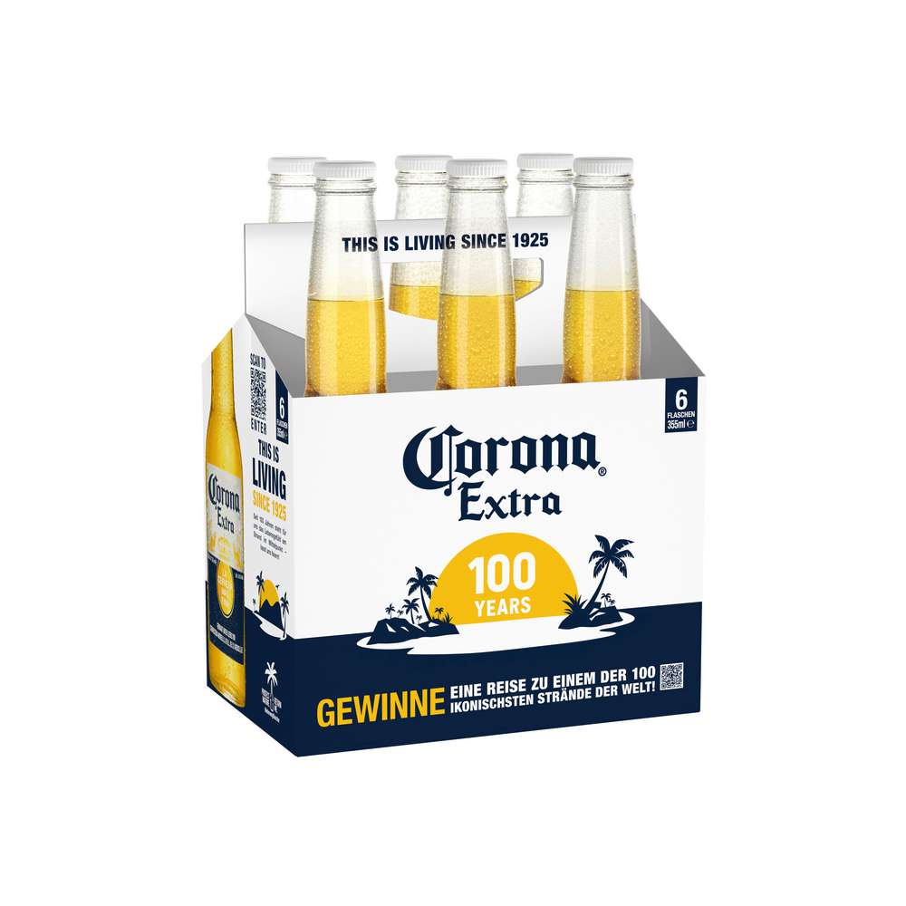 Produktabbildung Corona Extra, Mexikanisches Bier 4,5% (1x 0,355 Liter)