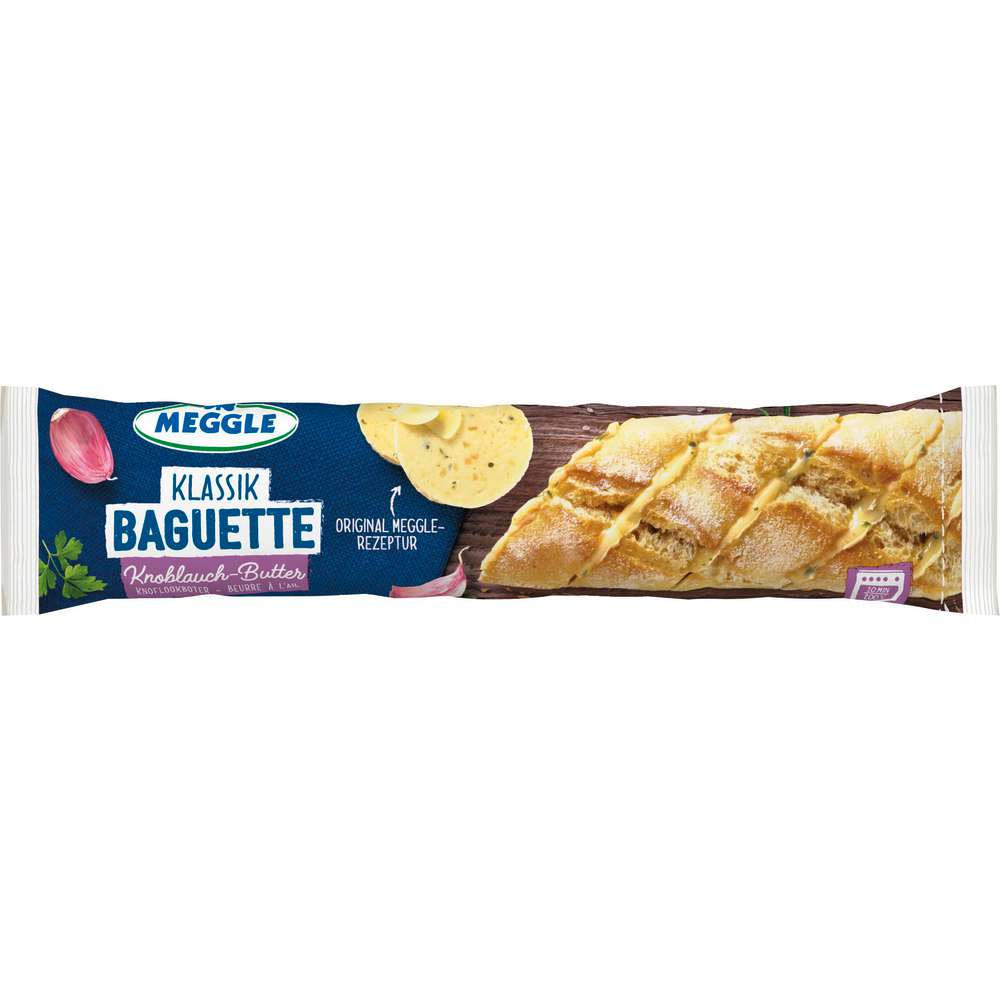 Produktabbildung Meggle Baguette, Knoblauch