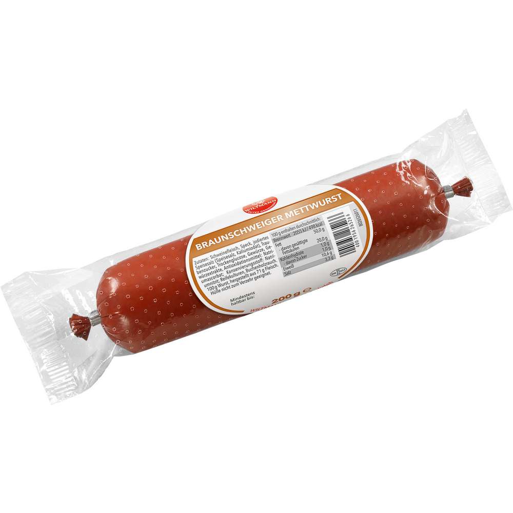 Produktabbildung Wiltmann Braunschweiger Mettwurst