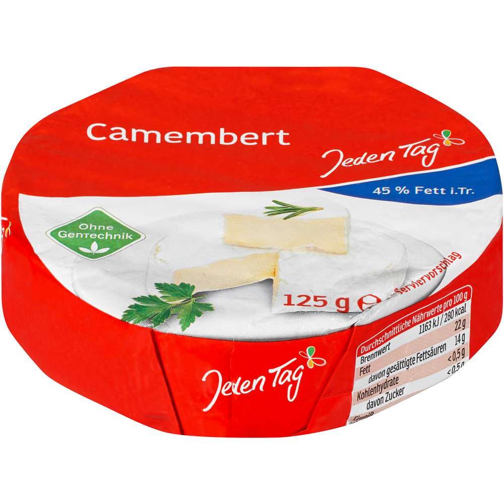 Produktabbildung Jeden Tag Camembert Origial 45%