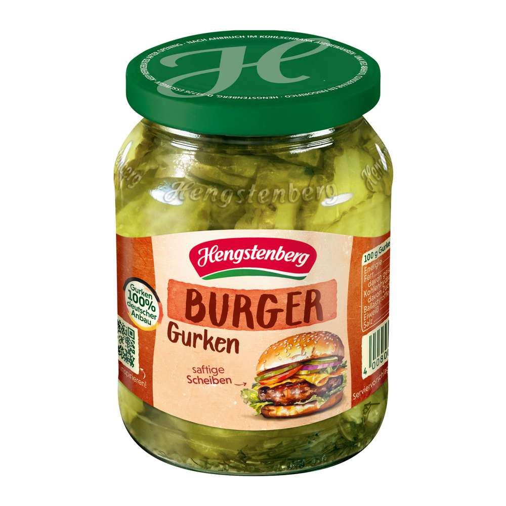 Produktabbildung Hengstenberg Burger-Gurken