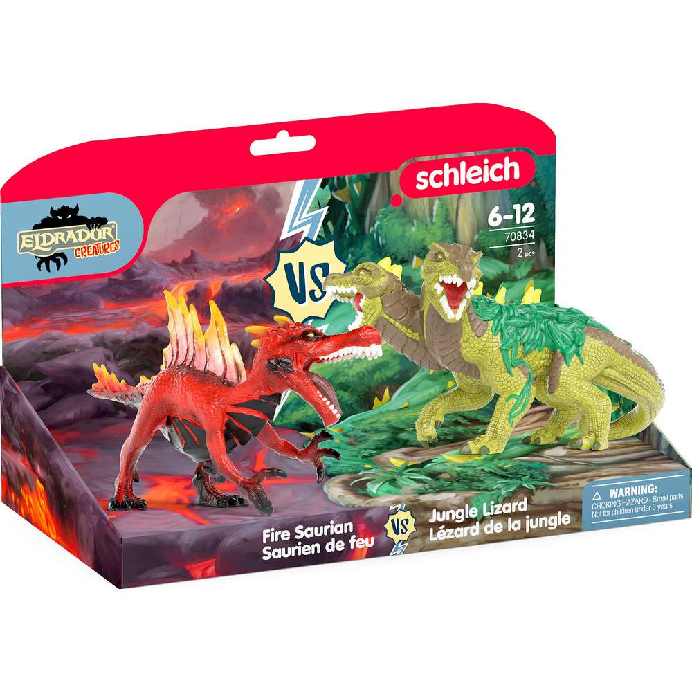 Produktabbildung Schleich Feuersaurier VS Dschungelechse