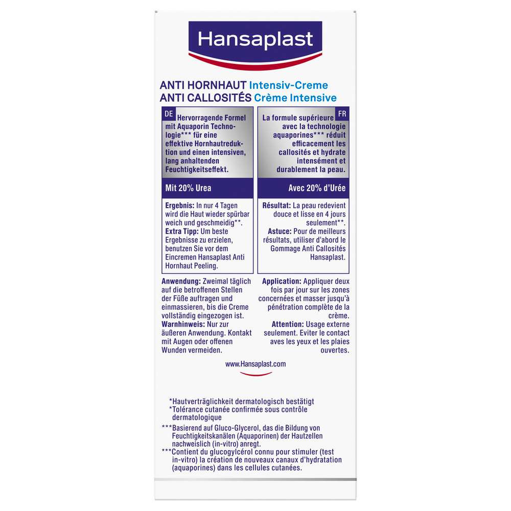 Produktabbildung Hansaplast Intensive Fußcreme, Anti-Hornhaut